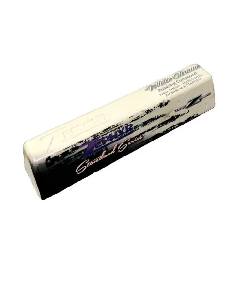 Metāla pulēšanas pasta alumīnijam,nerūsējošajam tēraudam,hromam. Kad virsma ir gluda, baltā pasta piešķir to dziļumu un dzidrumu, ko redzi jauniem hromētiem elementiem.