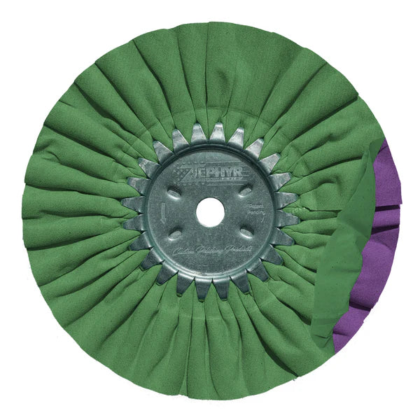 Metāla pulēšanas ripa/disks. Zephyr Standard sērijas pulēšanas ripa/disks nodrošina ātru griešanu un perfektu spoguļspīdumu alumīnijam un nerūsējošajam tēraudam